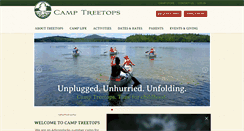 Desktop Screenshot of camptreetops.org