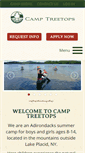 Mobile Screenshot of camptreetops.org