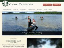 Tablet Screenshot of camptreetops.org